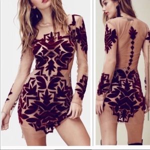 For love and lemons Vienna Mini Dress Size small